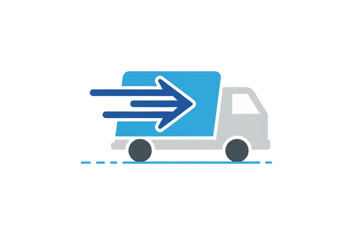 shipping/arrow trunk icon